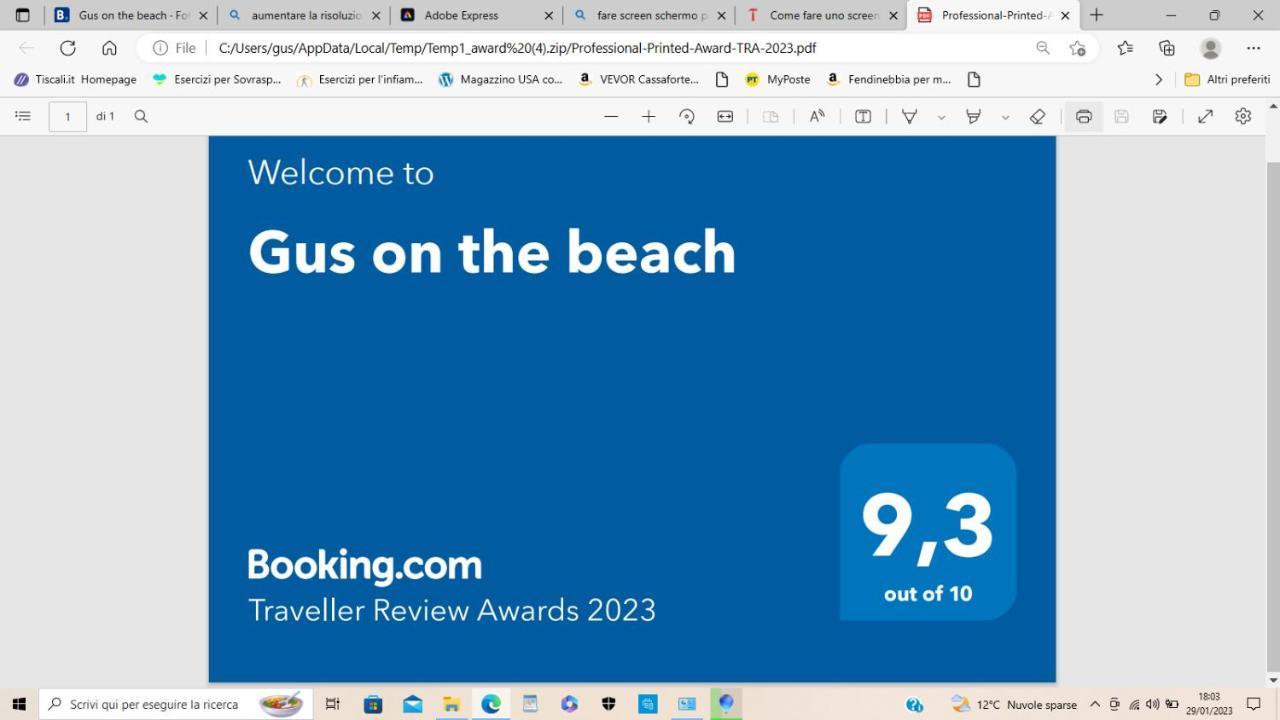 Gus On The Beach Quartu Sant'Elena Luaran gambar